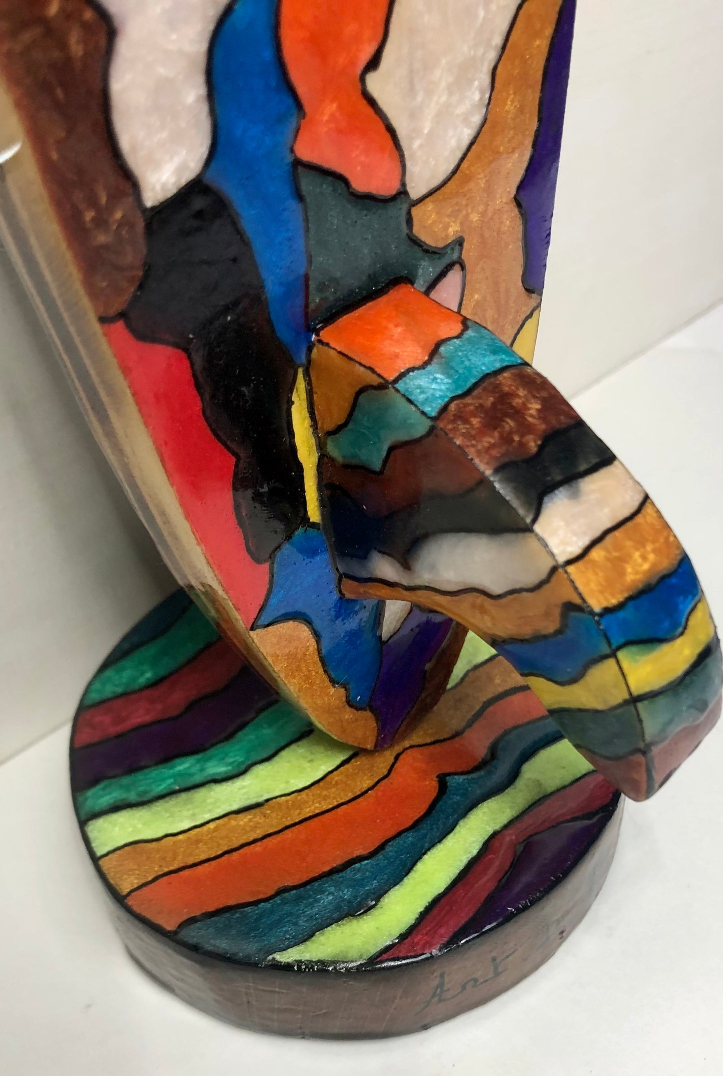 Porte clés sur socle