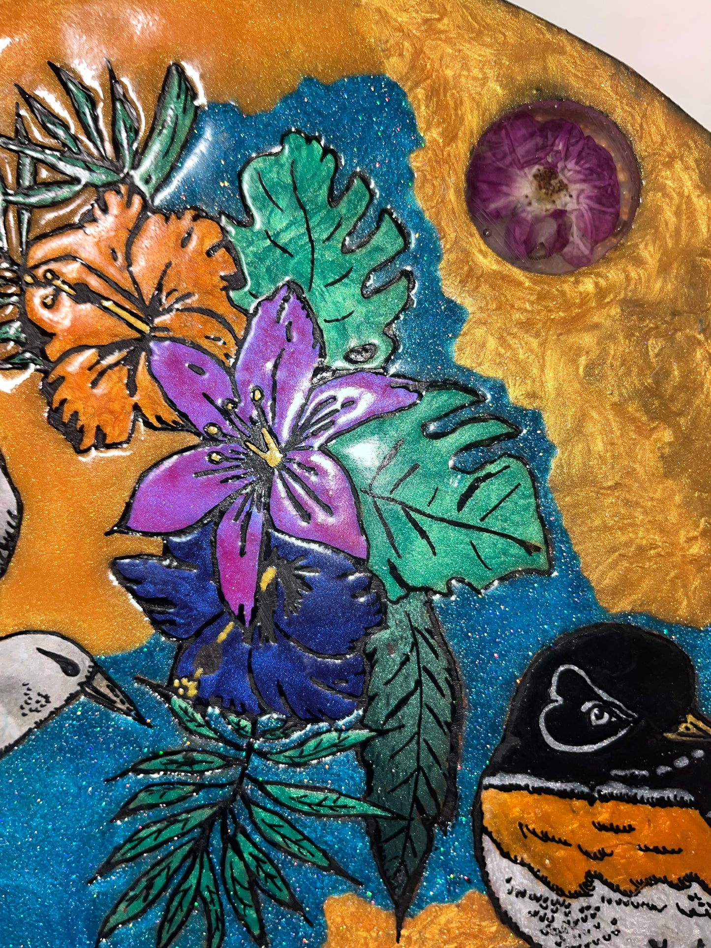 Planche apéritive colorée