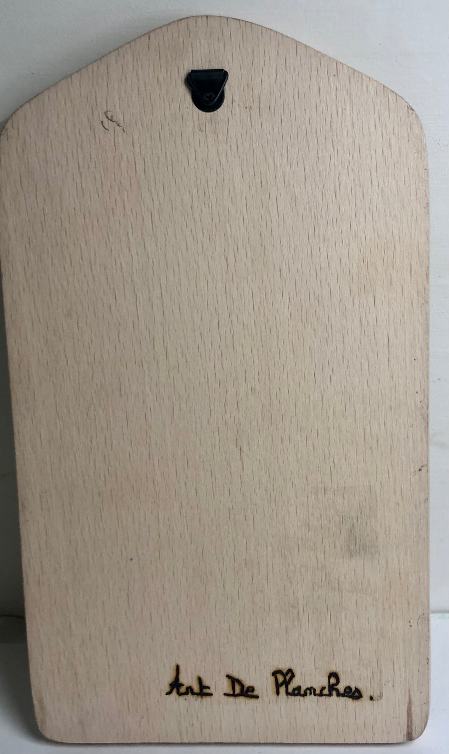 Porte clés pyrogravure