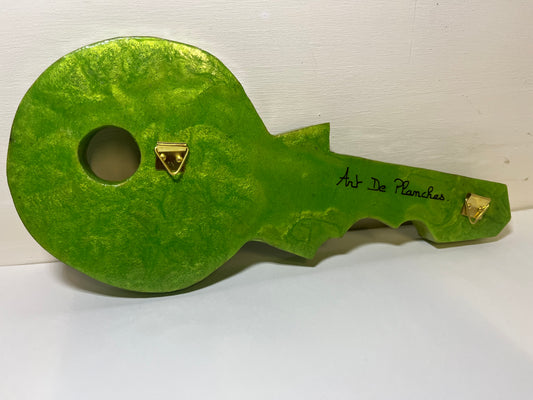 Porte clé bois et résine