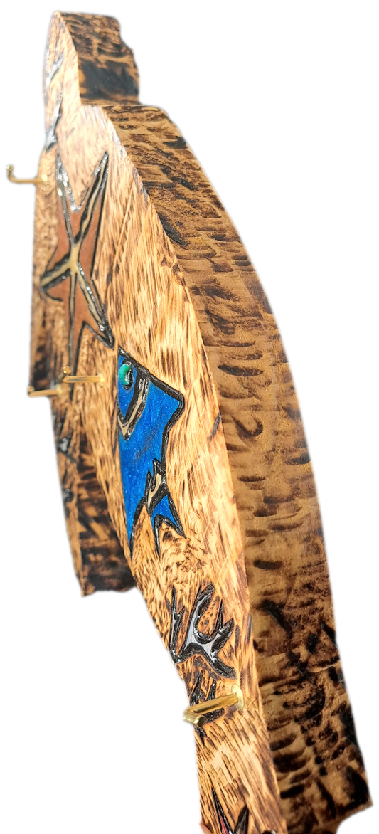 Porte clés mural tortue