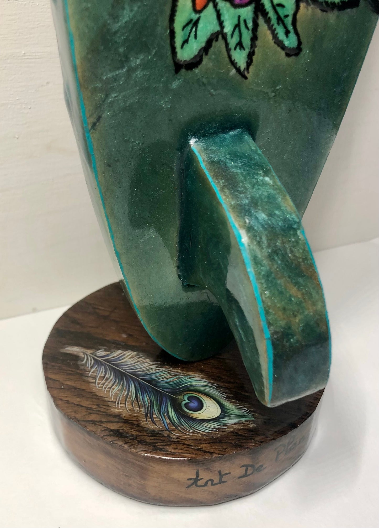 Porte clés sur socle