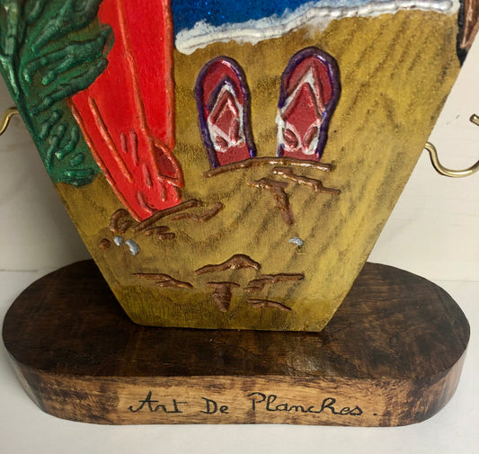 Porte clés sur socle