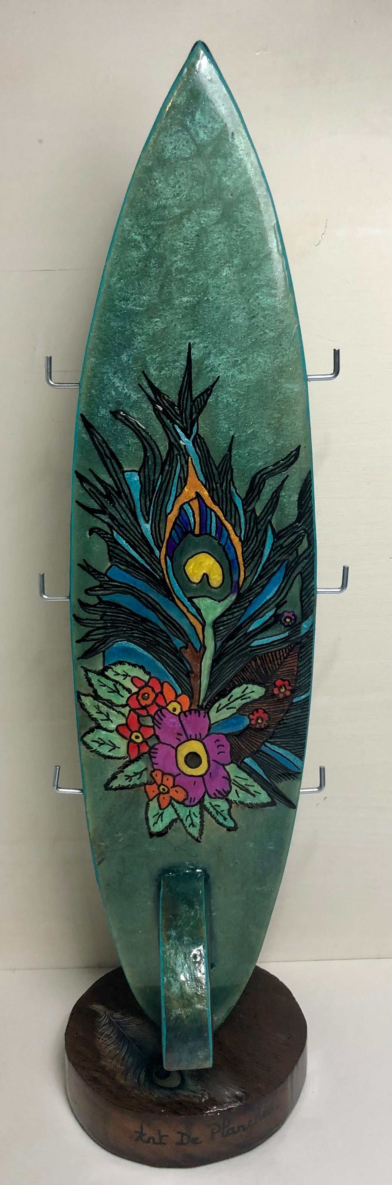 Porte clés sur socle