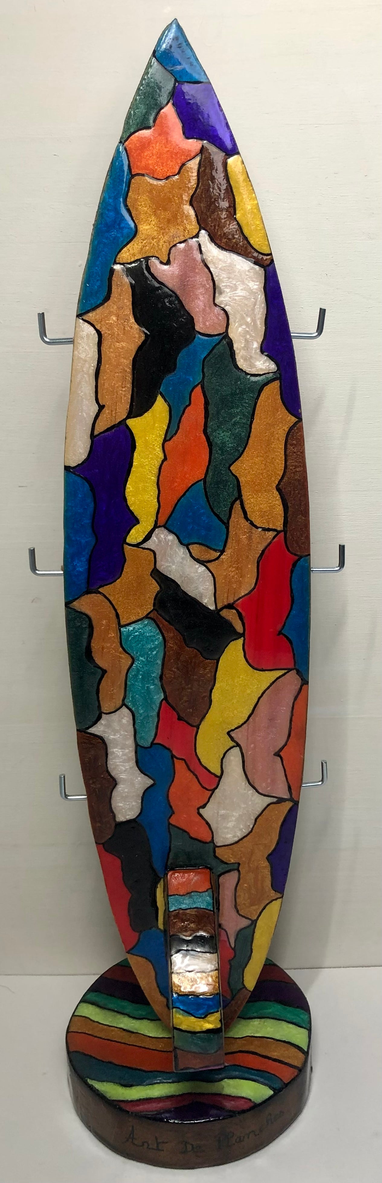 Porte clés sur socle