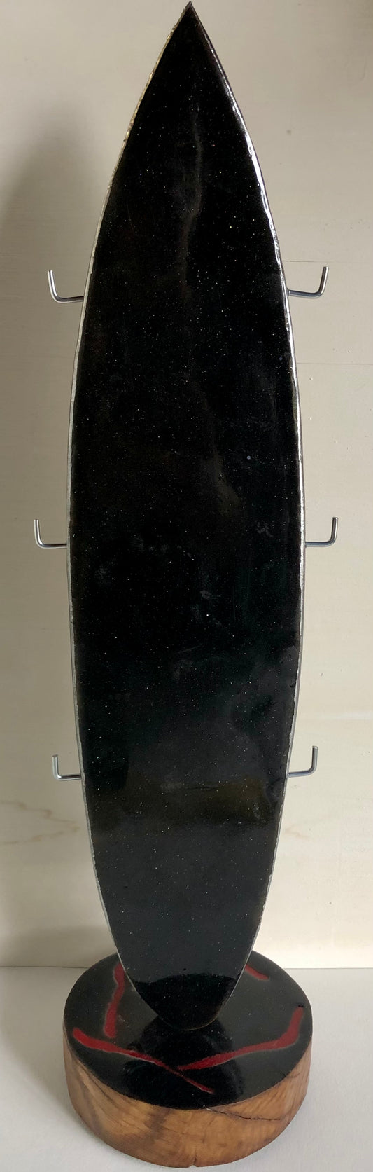 Porte clé sur pied tête de mort