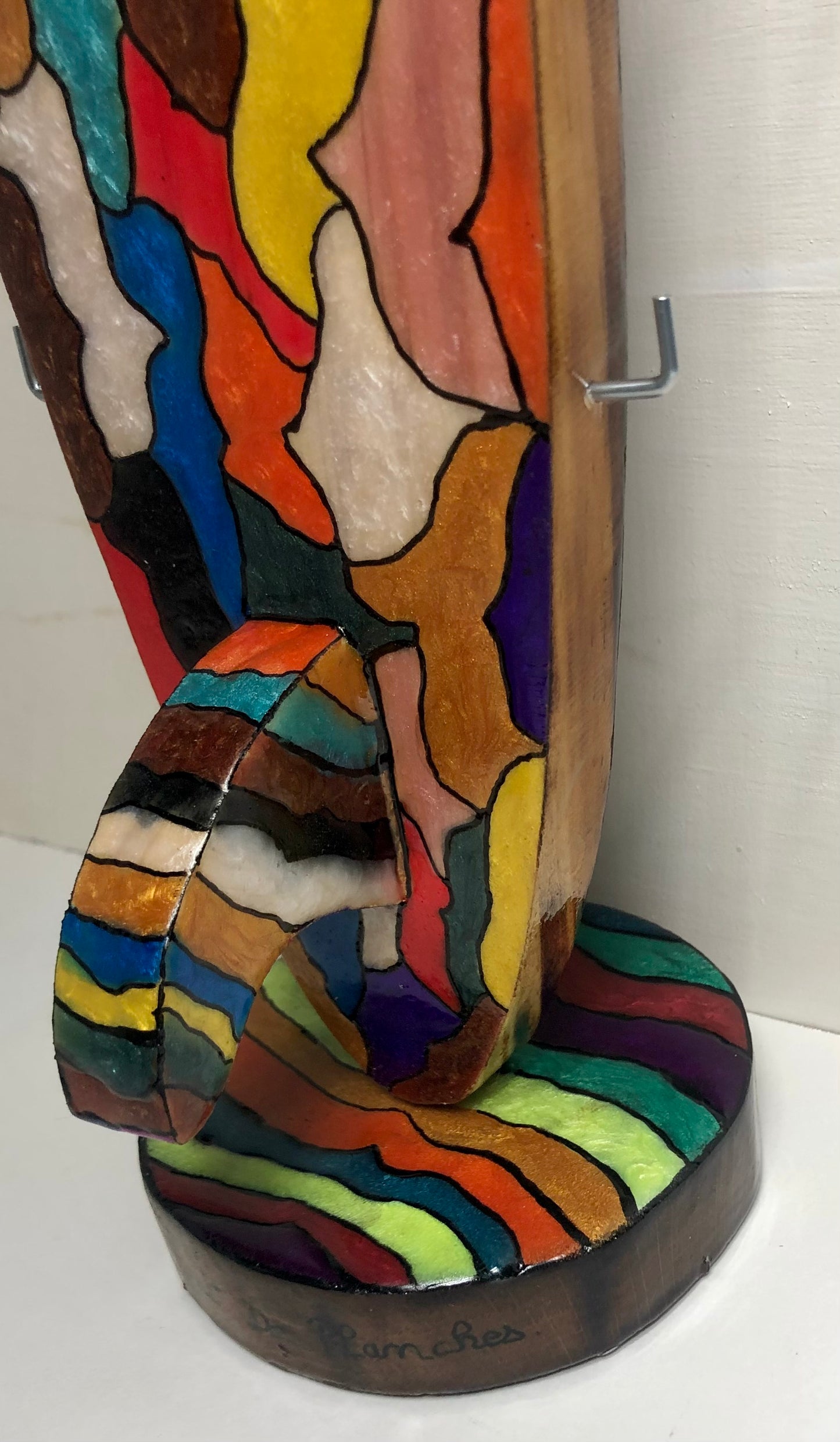 Porte clés sur socle