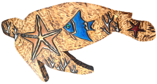 Porte clés mural tortue